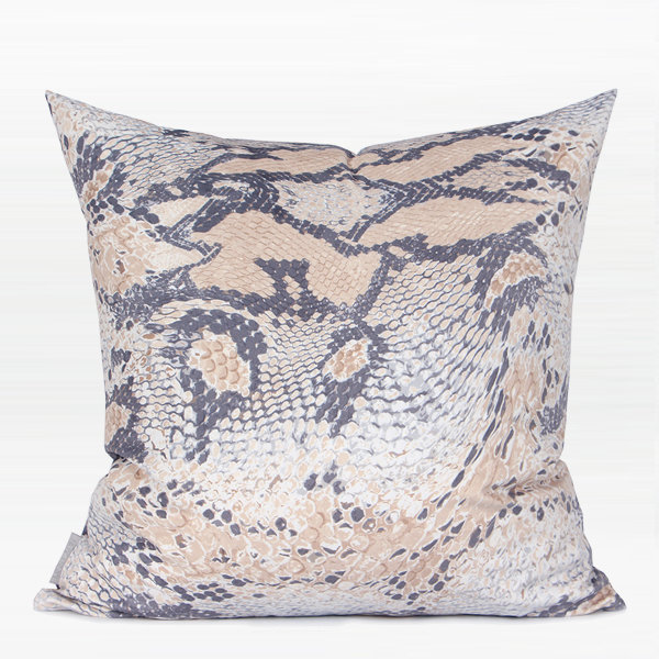 Pillow Cover, Pink/Black, Down/Feather