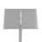 Ring Binder Stand / Menu Stand / Catalogue Browser Floor Stand Brochure, Silver