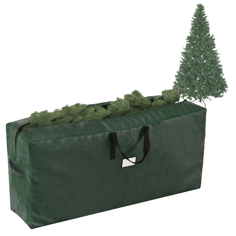 Sac de rangement pour arbre de Noël, Vert, H 30,5 po x l 65 po x P 15 po
