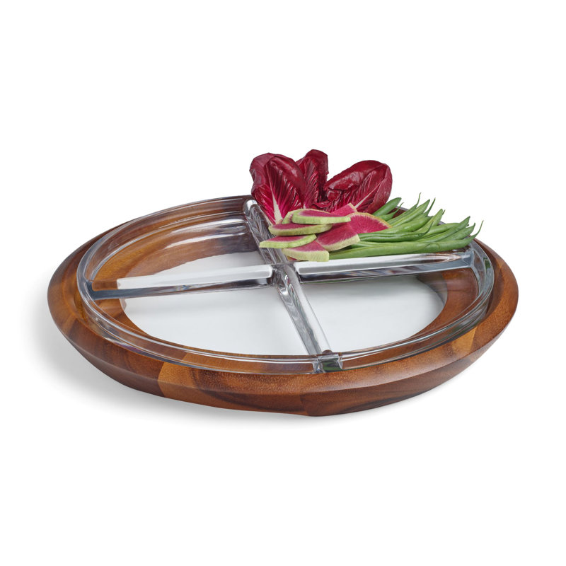 Nambe Cooper Crudit  Tray