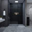 Paroi de douche fixe H 72 "x l 34"