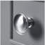 Meuble-lavabo gris 24 po avec lavabo en céramique, 2 tiroirs, 1 porte à fermeture en douceur-307563675