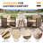 7-Person Patio Conversation Sets With Coffee Table-123819547