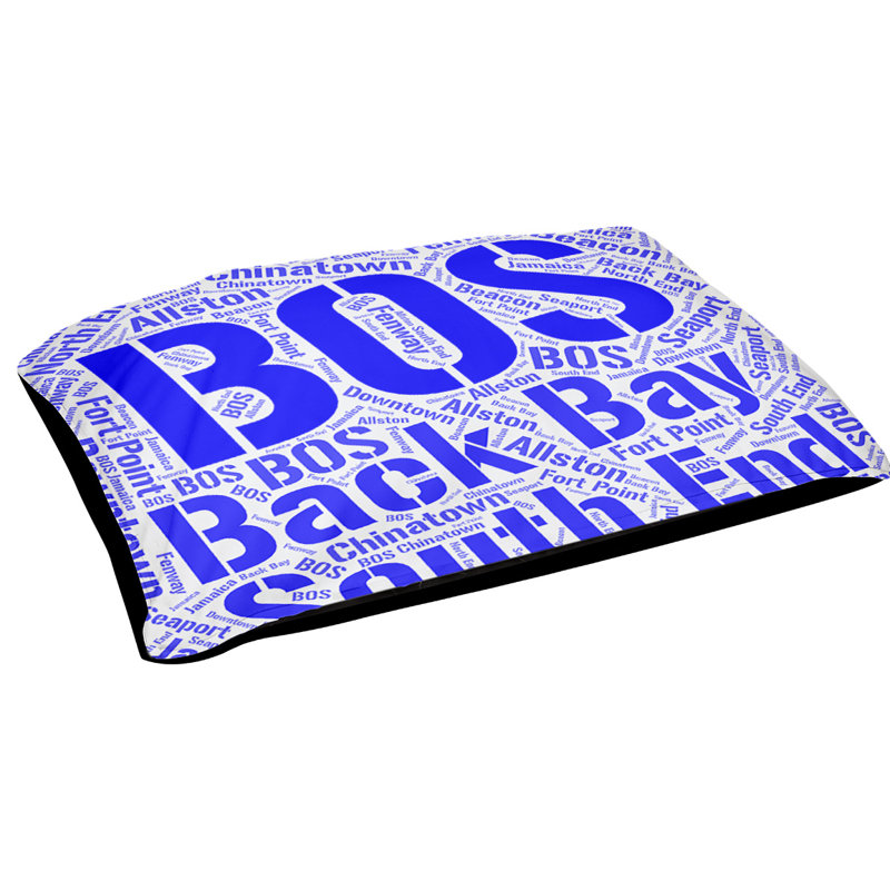 Pet Bed, Large 50'' L x 40'' W, Boston, Blue