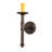 Amada Steel Candle Wall Light