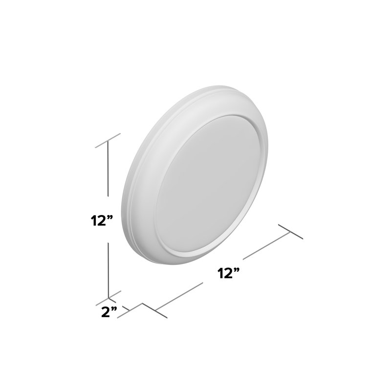 Howa Round Plastic Wall Clock 12 Inches