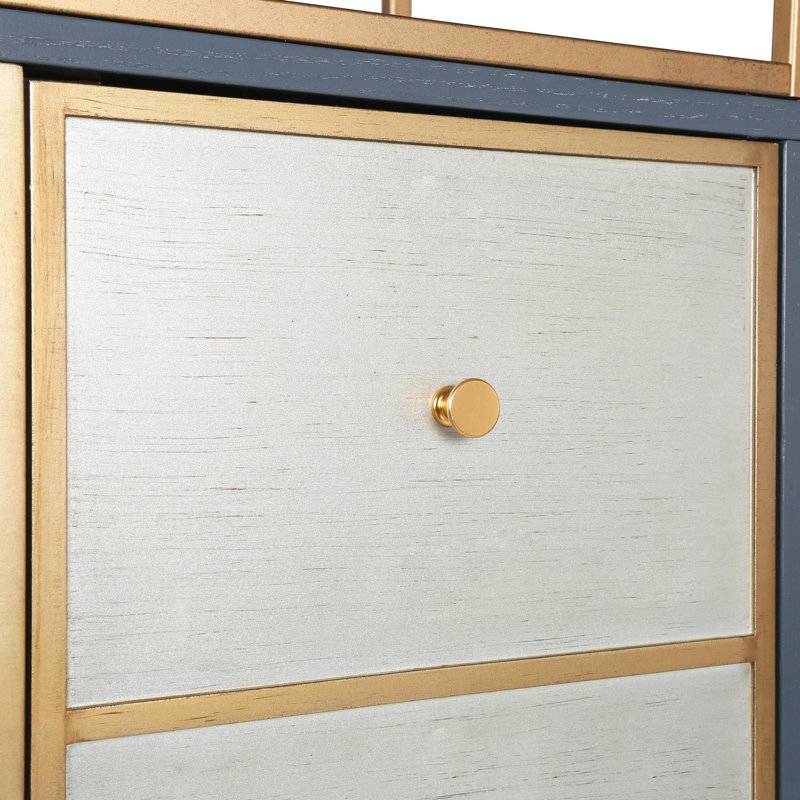 Étagère à livres en fer H 82,5 "x l 59" Barnsdale
