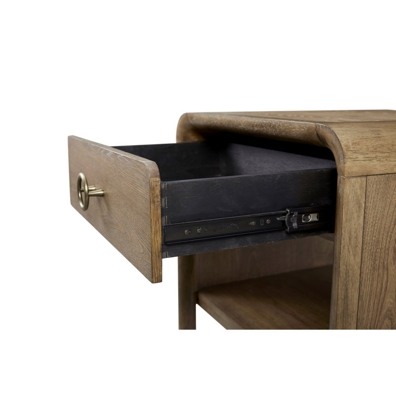 End Table, Side Table With Storage Drawer
