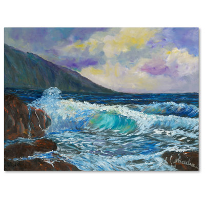 «Maui's Enchanting Seas», reproduction d'art sur toile tendue Luverne