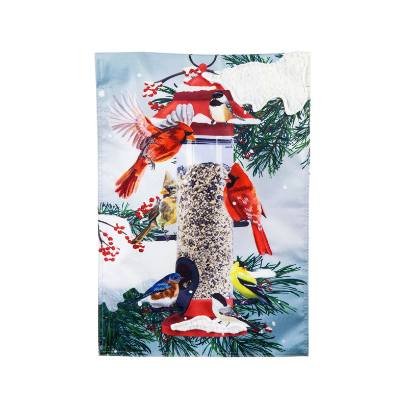Drapeau de jardin à 2 côtés 18 po x 13 po Wessex