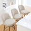 Ensemble de 3 tabourets de comptoir pivotants 26 po avec structure en bois massif et dossier moyen-1043452205-1047842985
