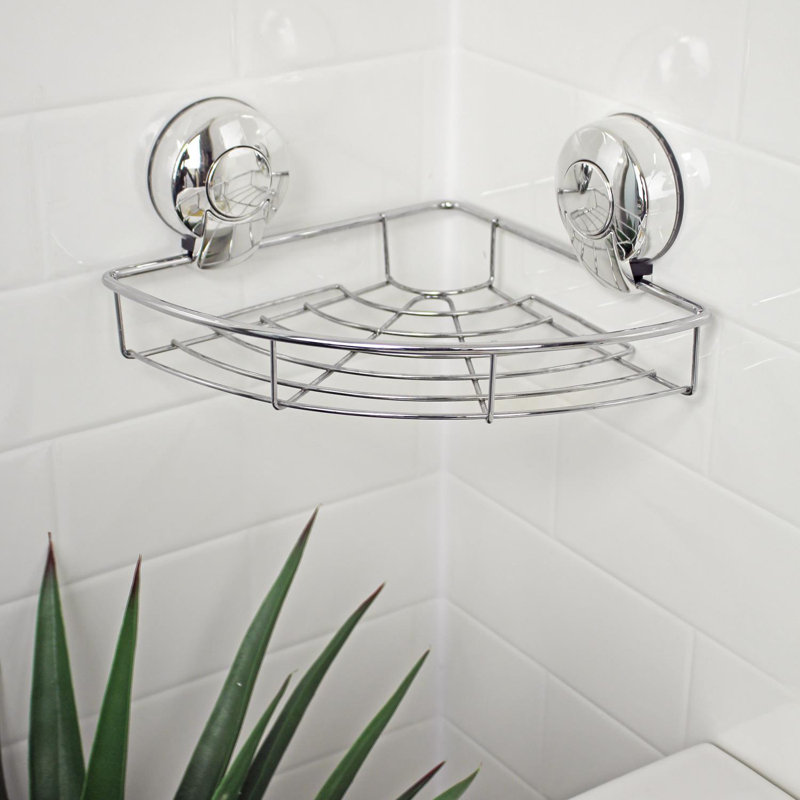 Abhinav Shower Basket, Chrome