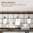 Triple 6-Tier Bookshelf, Industrial Large Bookcase with 18 Open Display Shelves, Modern Tree Bookcase with Metal Frame and Hanging Function-212606301-212606288