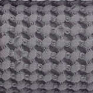 Bubble Matelasse Sham, King, Gray
