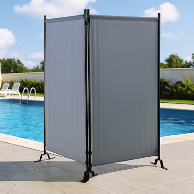 Tooborac 71'' H 2 - Panel Folding Room Divider