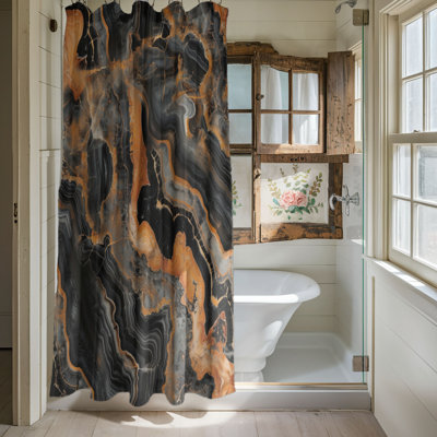 Rideau de douche Smoky Amber