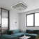 17.71" Modern Square Crystal Infinitely Dimmable Ceiling Light With Remote Control