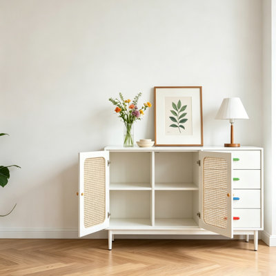 French-style modern light luxury sideboard