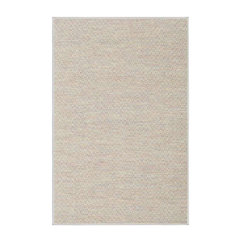 Tapis gris zone contemporaine Huebner, Rectangle 5 pi x 7 pi