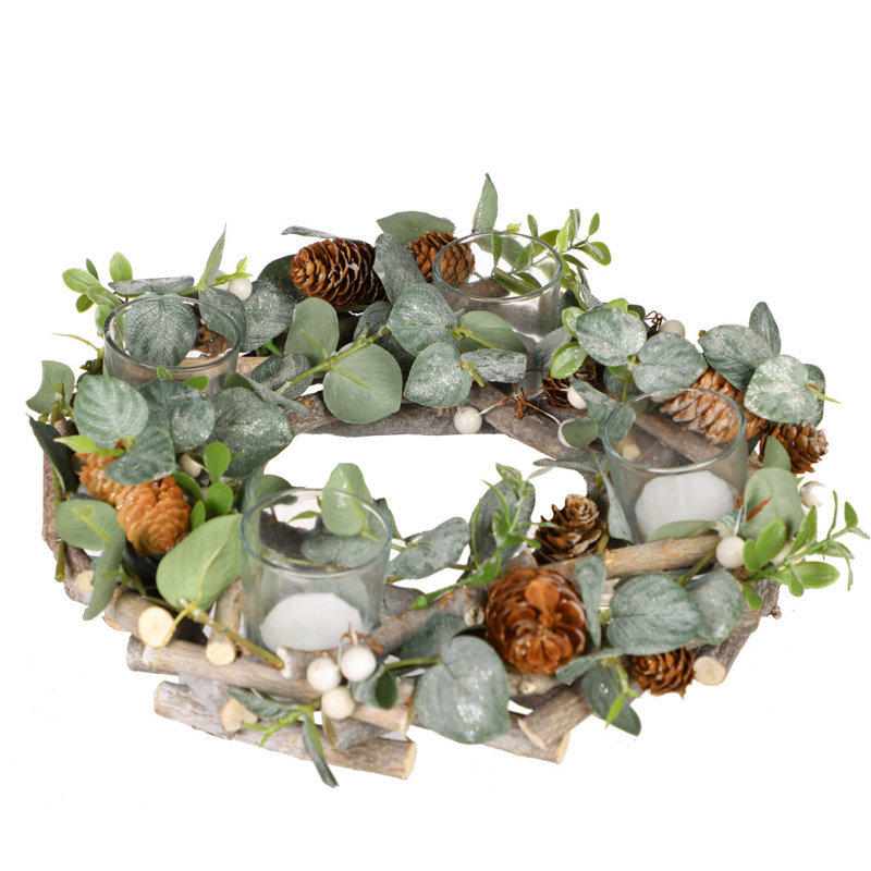 Glass Tabletop Tealight Holder