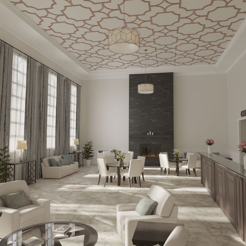 Panneaux muraux Anderson (paquet de 1), Noyer, H 41 po x l 41 po x P 0,375 po