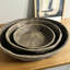 Bols décoratifs ronds classiques pour la décoration intérieure - Bols modernes parfaits pour la salle à manger, la mise en valeur d'une étagère ou l'accessoire de cuisine - Lot de 3, 17 po, 15 po et 12 po, brun
