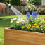 Grand lit de jardin rustique en bois massif 43,3 pouces