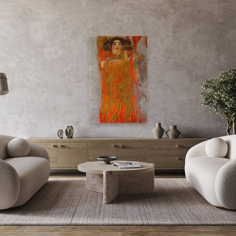 Hygieia, 1900-1907 Estampe d'art mural abstrait contemporain, H 48 po x l 32 po