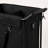 150L wheeled rolling laundry basket trolley, metal frame, removable sorting inner bag, handle, suitable for laundry rooms, bedrooms, patios, hospitals.-2082827443