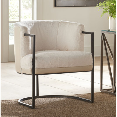 Fauteuil demi-tonneau en polyester Alpine