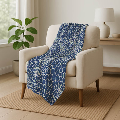 Addison Machine Washable Sherpa ASB919 Geometric Throw Blanket