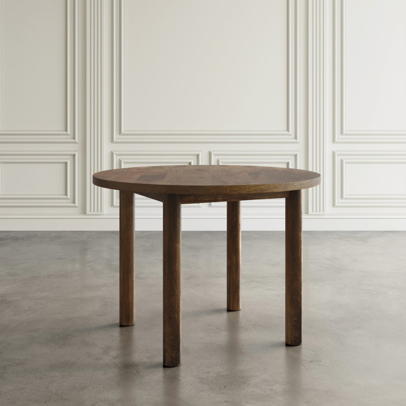 Table de salle à manger en bois massif de 42 po Callisa