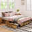 Platform Bed with Storage, 2 Large Customizable Drawers,No Box Spring Needed-33458559-33458558