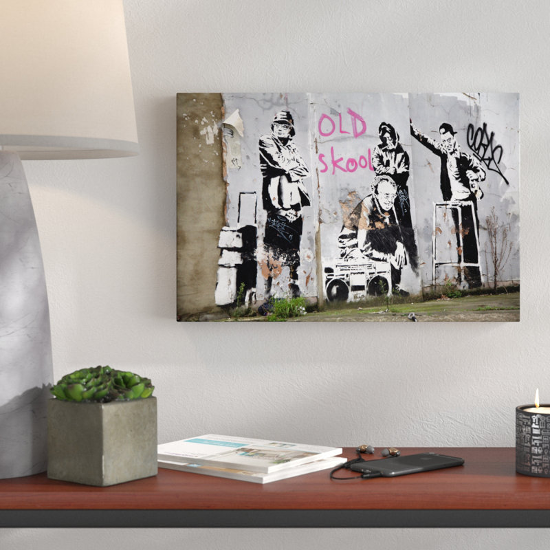 « old skool », reproduction d’impression sur toile tendue, H 16 po x l 24 po x P 1,5 po