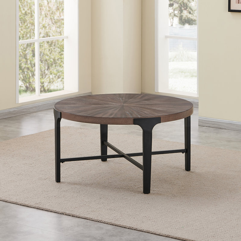 Chevron Round Cocktail Table