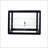 Tempered Glass Counter Top Display Showcase With Sliding Glass Door And Lock