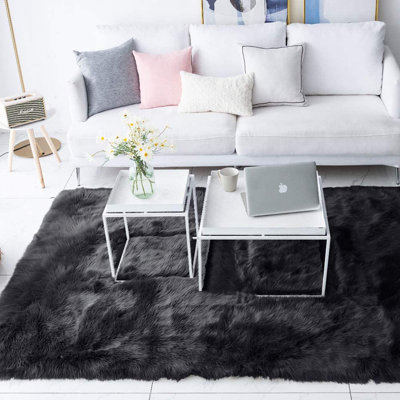 Macie-Rae Faux Sheepskin Indoor Rug