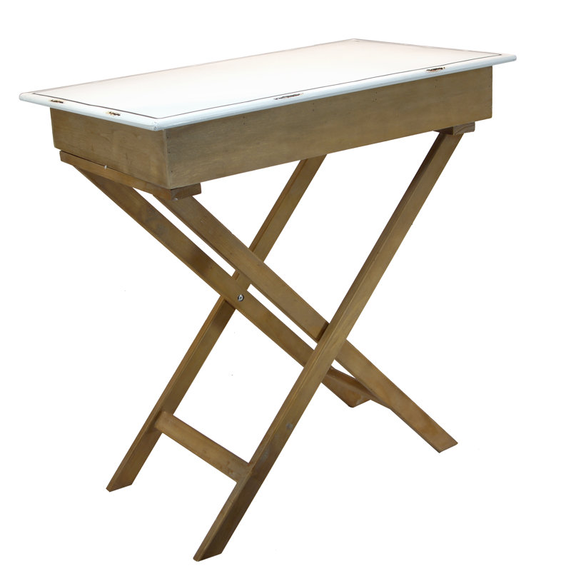 Table basse avec pieds relevables en bois massif avec rangement Whitchurch