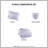 3 PCS Tassel Comforter Set with Heart Shaped Throw Pillow Lavender