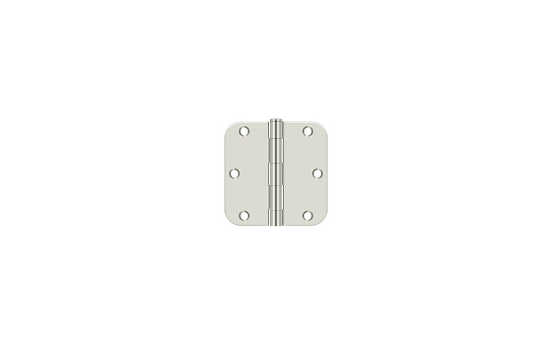 Steel Butt Bearing Hinge, Bright Nickel