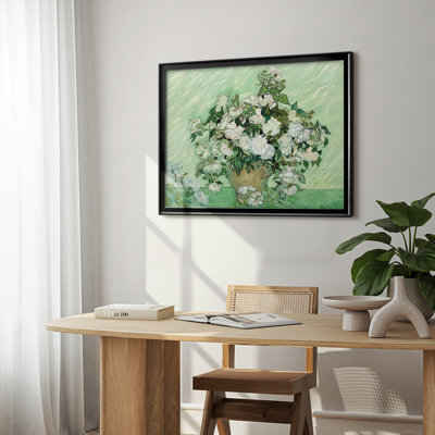 Roses-Vincent van Gogh-Framed Gallery Wrapped Canvas-1890