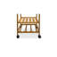 Modern Contemporary Trolley With Three Open Shelves And Storage Drawer