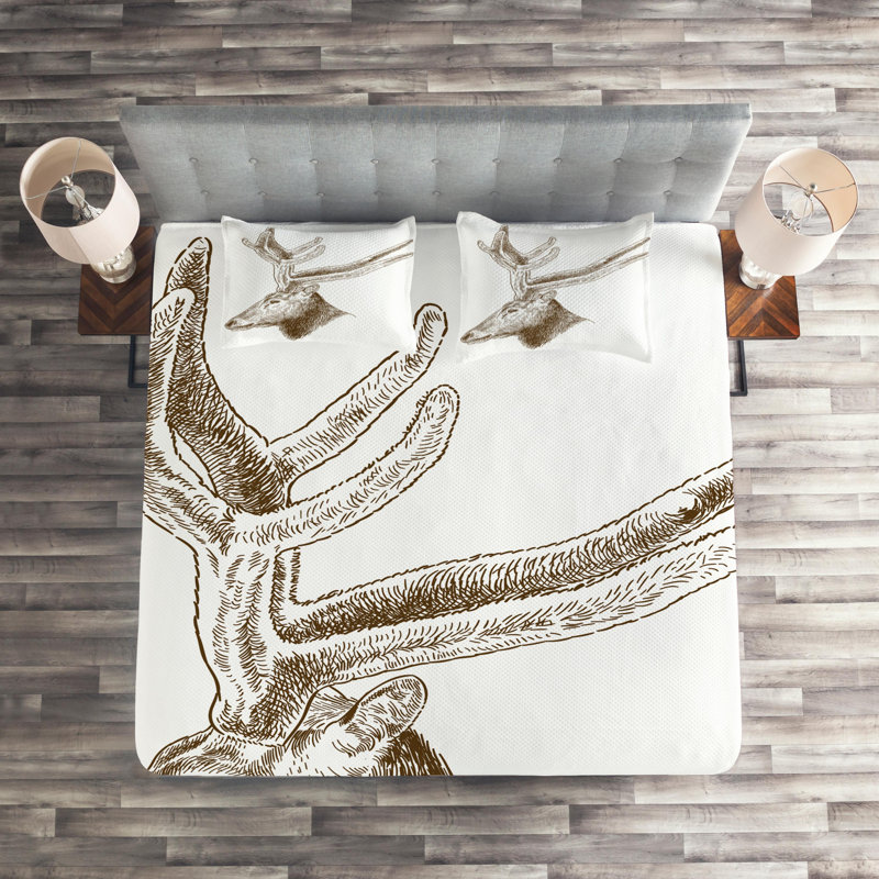 Rustic Coverlet, King Bedspread + 2 Shams