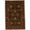 Oriental Area Rug in Black/Brown