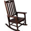 Fauteuil à bascule brun surdimensionné avec dossier haut, bois de sapin, bascule lisse, bascule intérieure / extérieure pour l'intérieur et l'extérieur, siège surdimensionné, large et confortable-1437108739