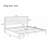 Mid-Century Bamboo Wood Platform Bed-2121345616-2121345622