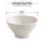 Bol en porcelaine Premium Privilege en tissu craquelé, 15,2 oz