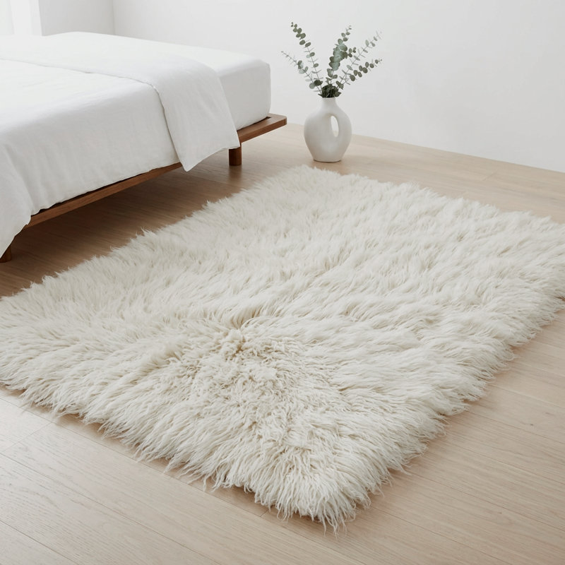 Tapis Flokati Cugina, Rectangulaire 3 pi x 5 pi