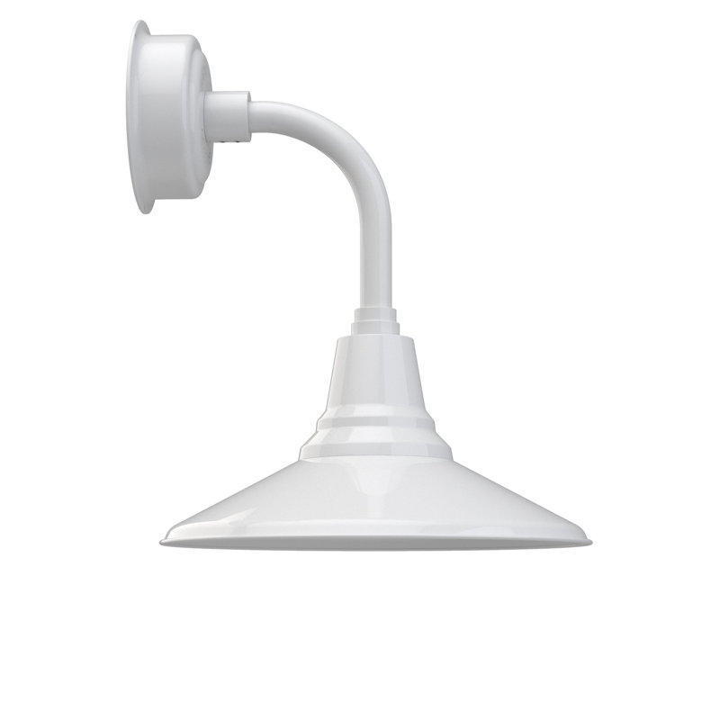 Paulina LED Barn Light, 25.25" H x 14" W x 17.38" D, White