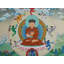 Karmapa (Thangka sans brocart) | Or pur 24 carats avec peinture acrylique